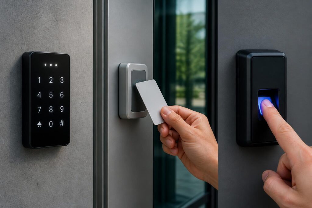 découvrez comment choisir le système de contrôle d'accès adapté à vos besoins : digicode, badge ou biométrie, pour sécuriser efficacement vos locaux.