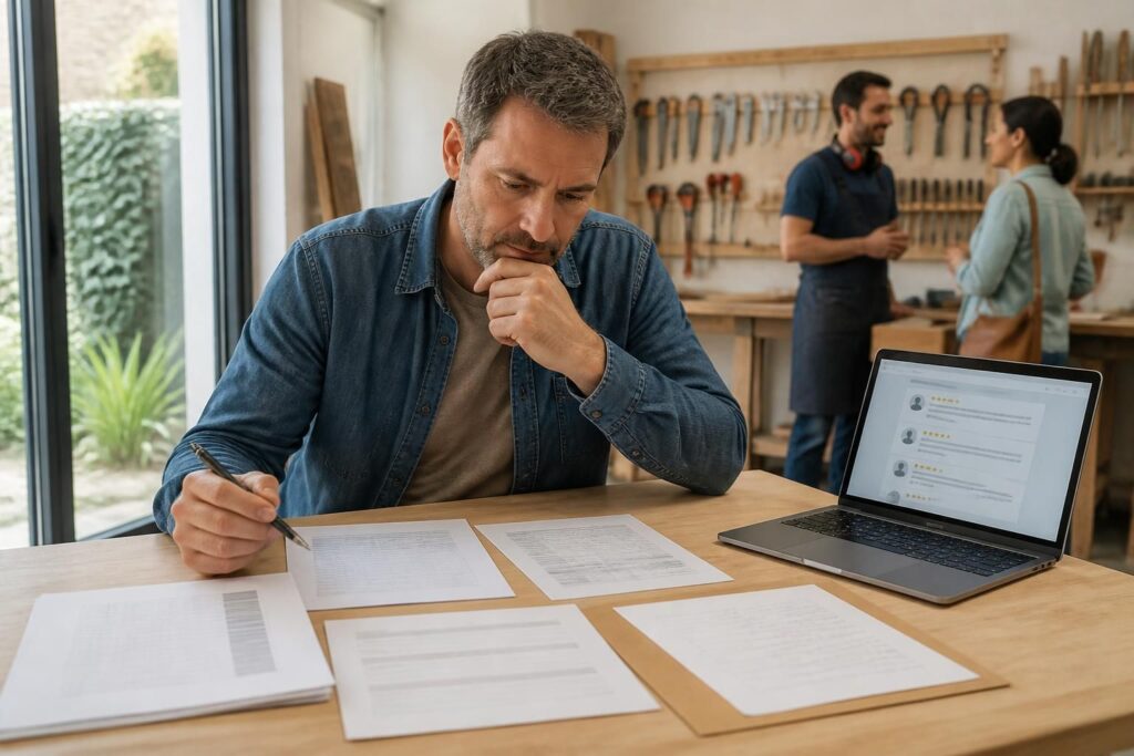 découvrez comment trouver un bon artisan en vérifiant les devis, les avis clients et les garanties pour assurer la qualité de vos travaux.