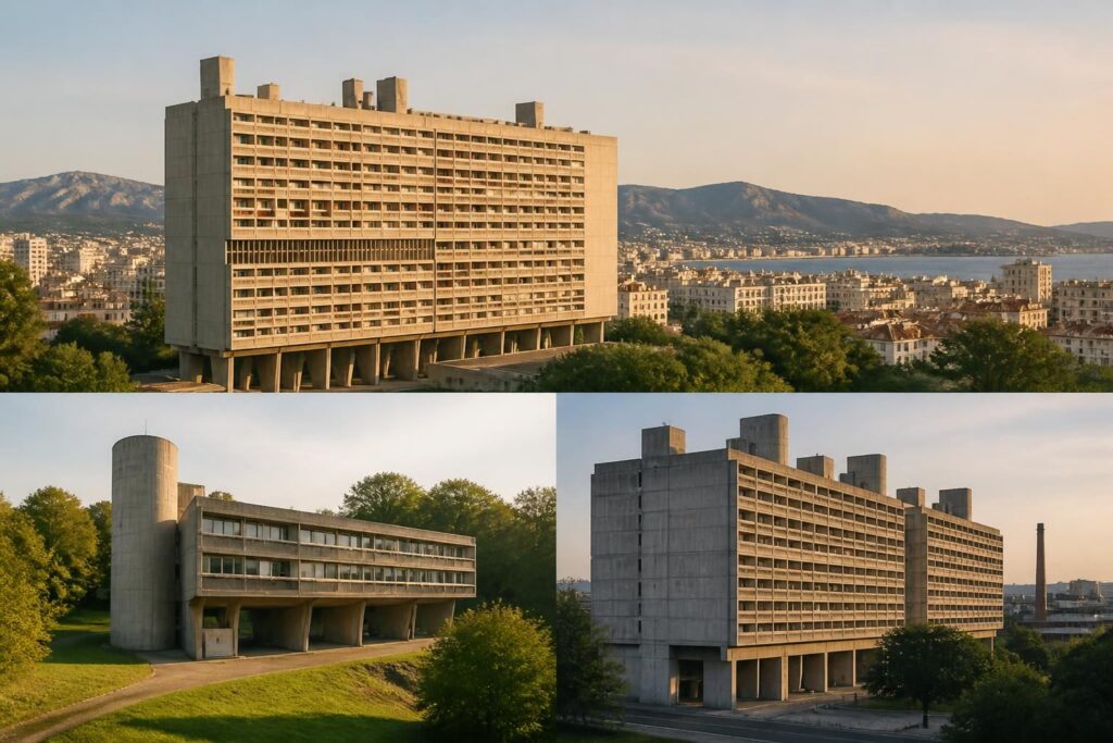 Unité d’habitation Le Corbusier : histoire et exemples à Marseille, Firminy et Briey