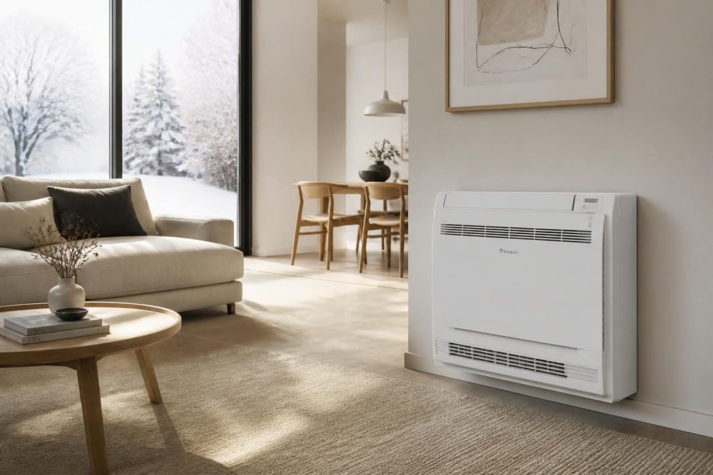 découvrez les avantages et le fonctionnement des consoles réversibles daikin pour une climatisation au sol efficace et confortable toute l'année.