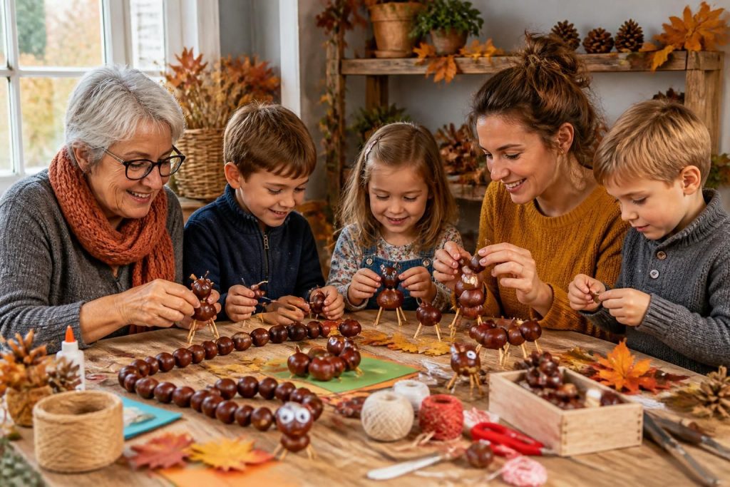 découvrez des idées de bricolage avec des marrons pour créer des décorations originales et organiser des activités ludiques adaptées aux petits et aux grands.