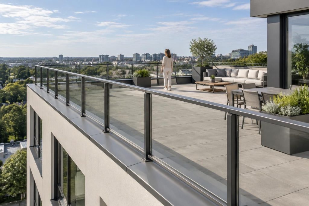 Réglementation garde-corps toiture terrasse accessible : quelle hauteur respecter ?
