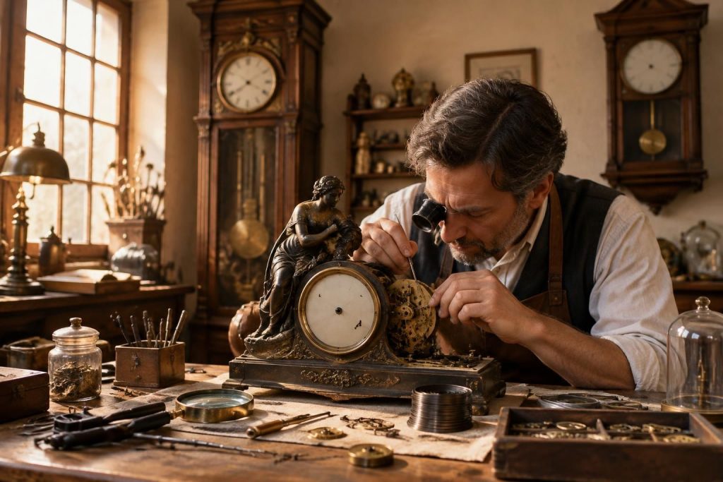 découvrez comment identifier une ancienne horloge murale, comtoise ou de cheminée, évaluer son état et la restaurer dans le respect de son histoire.